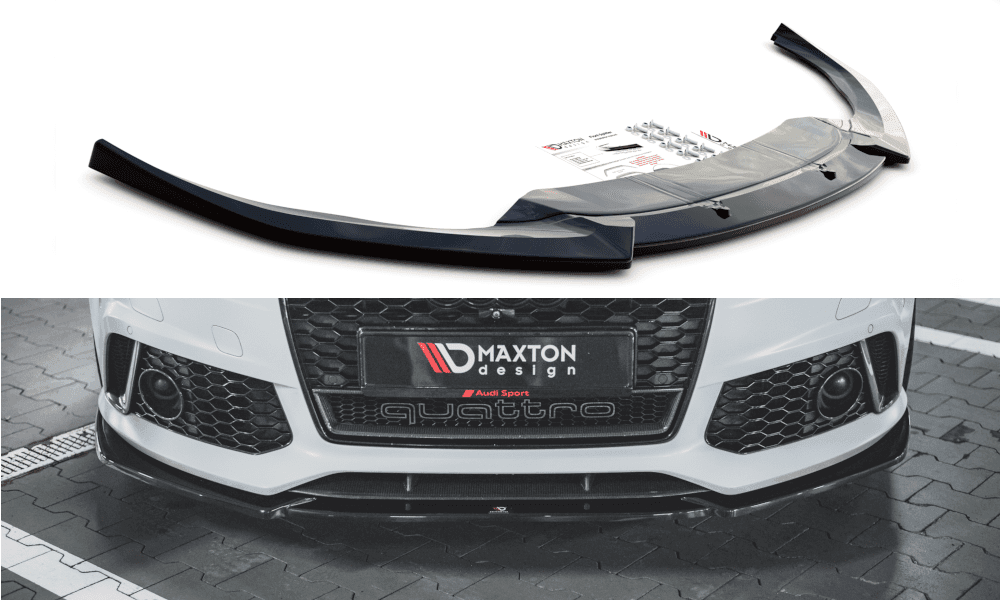 Maxton Design frontlæbe/frontsplitter V.4 til Audi RS6 C7