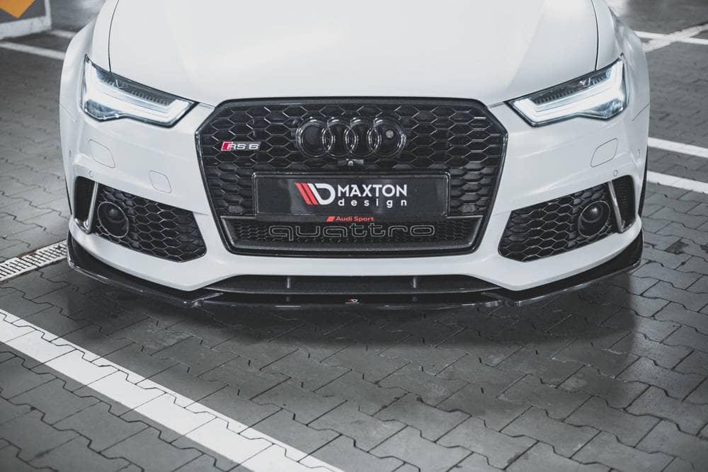 Przednia warga / przedni splitter / podejście do przodu V.4 dla Audi RS6 C7 od Maxton Design