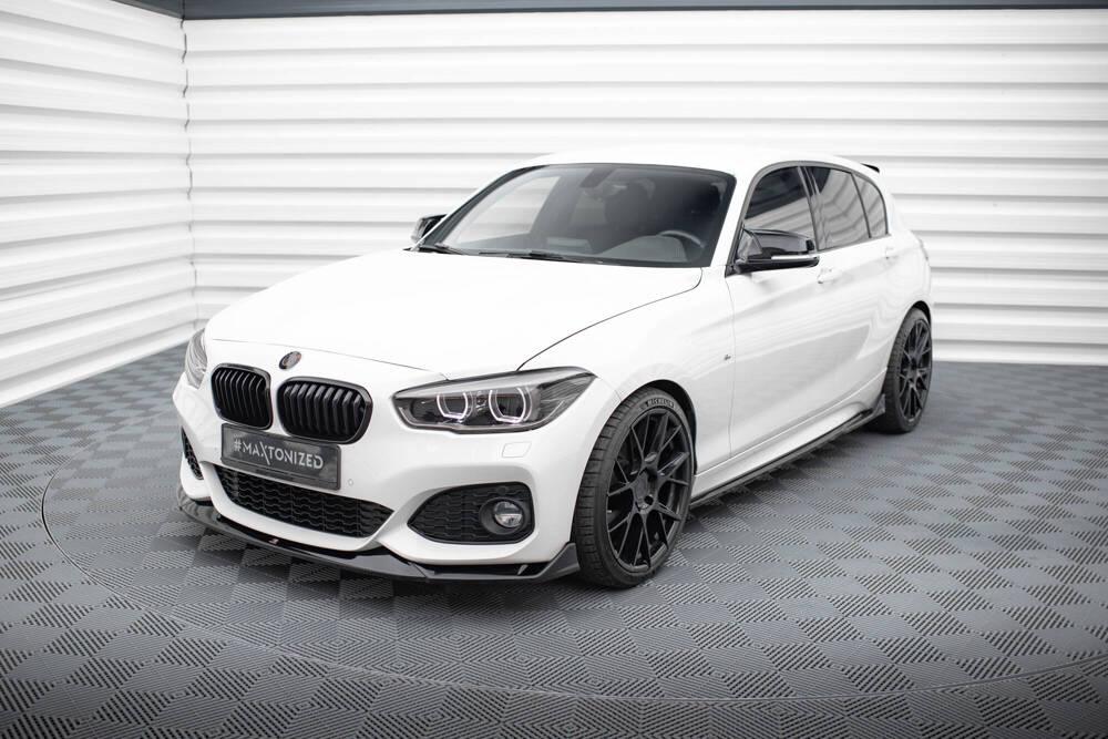 Front Lippe / Front Splitter / Frontansatz V.4 für BMW 1 F20 M-Paket / M140i Facelift von Maxton Design