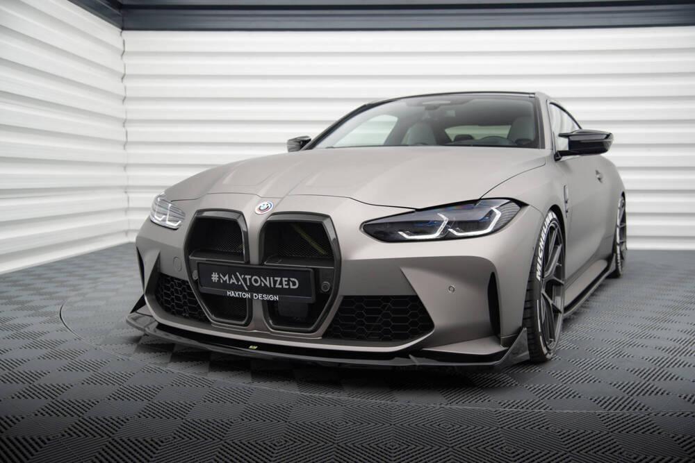 Front Lippe / Front Splitter / Frontansatz V.4 CSL Look für BMW M3 G80 von Maxton Design