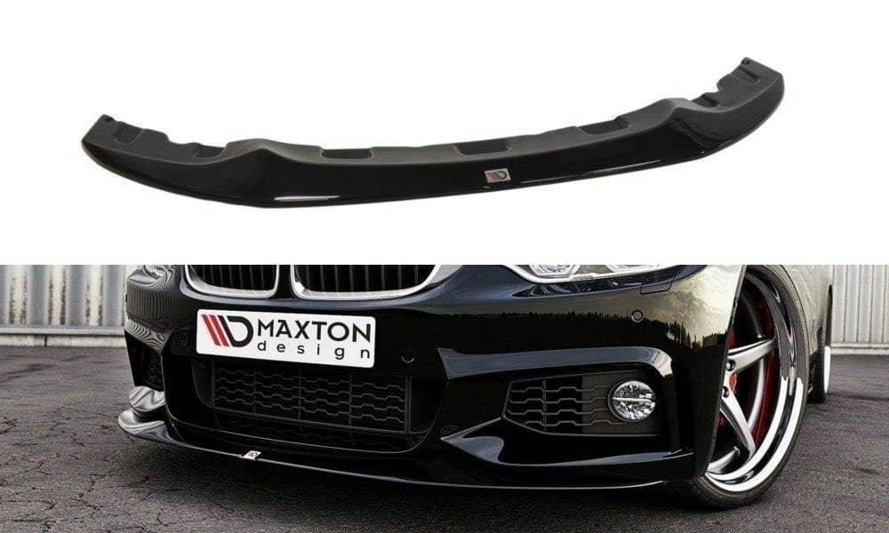 Maxton Design frontlæbe/frontsplitter V.2 til BMW 4-serie F32 M-pakke (GTS-LOOK)