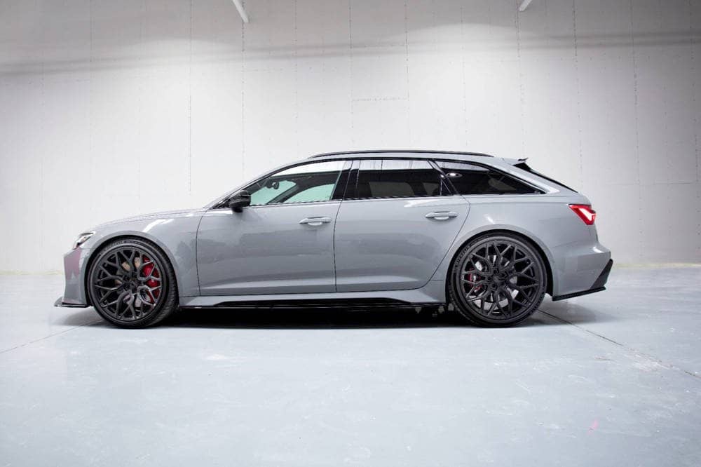Lateral rear diffusor expansion for Audi RS6 C8 by Maxton Design