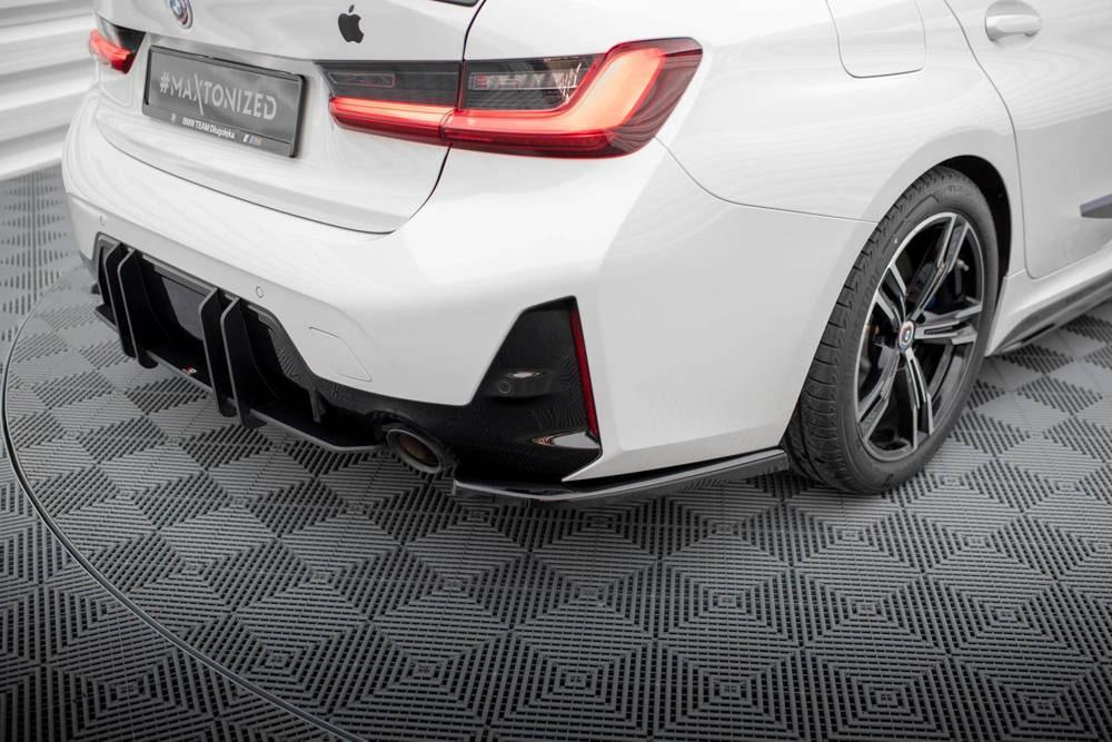 Seitliche Heck Diffusor Erweiterung für BMW 3er M-Paket G20 / G21 Facelift von Maxton Design