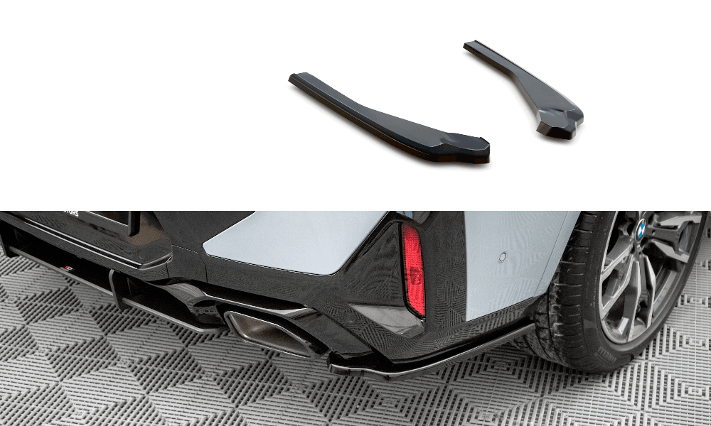 Seitliche Heck Diffusor Erweiterung für BMW X4 G02 M-Paket Facelift von Maxton Design
