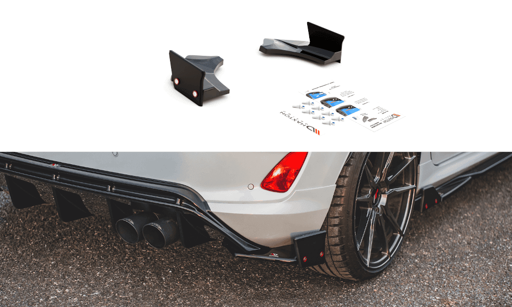 Seitliche Heck Diffusor Erweiterung V.4 für Ford Fiesta ST MK8 von Maxton Design