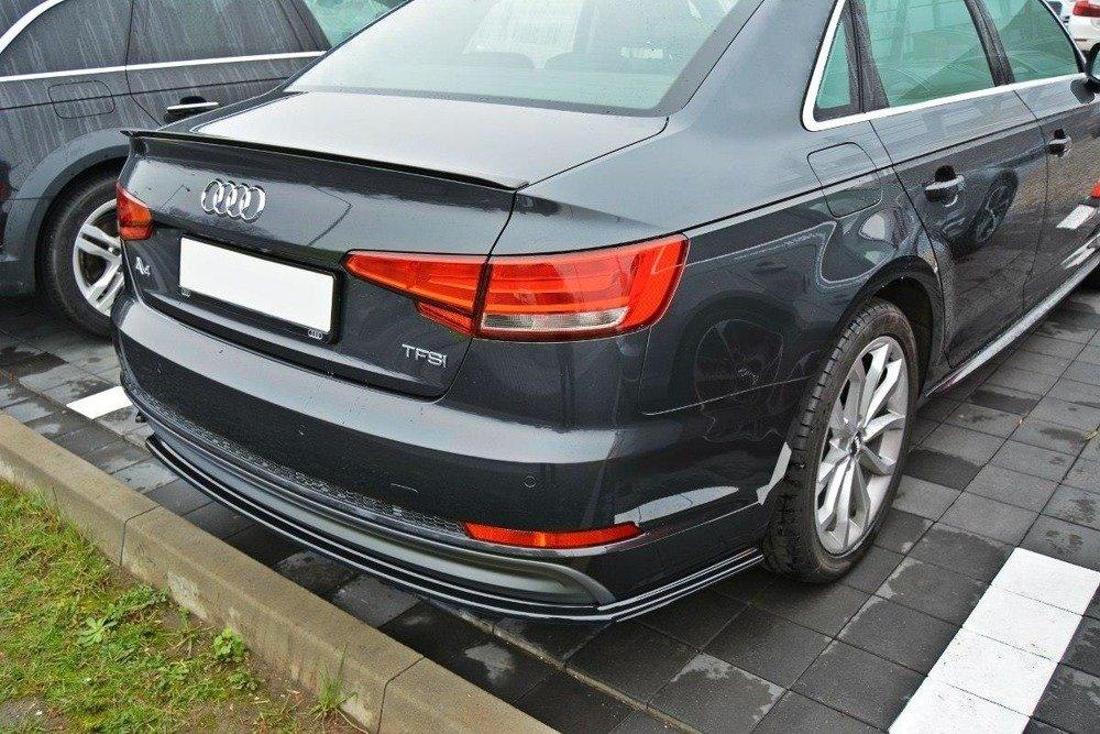 Seitliche Heck Diffusor Erweiterung V.3 für Audi A4 B9 8W S-Line von Maxton Design