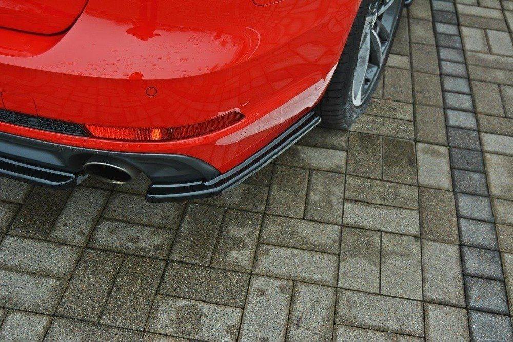 Seitliche Heck Diffusor Erweiterung für Audi A4 B9 8W S-Line von Maxton Design