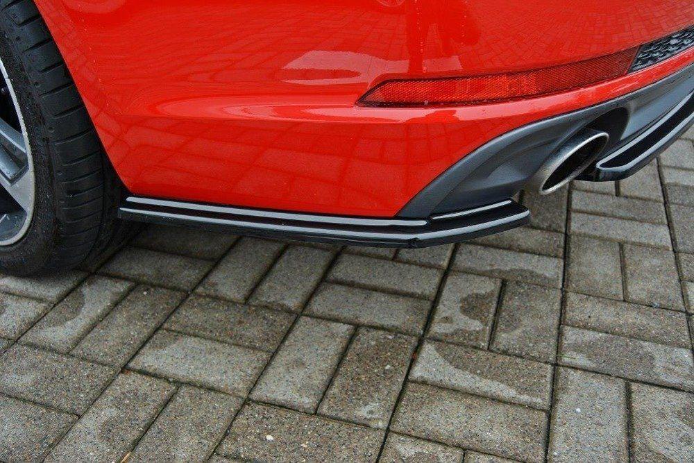 Seitliche Heck Diffusor Erweiterung für Audi A4 B9 8W S-Line von Maxton Design
