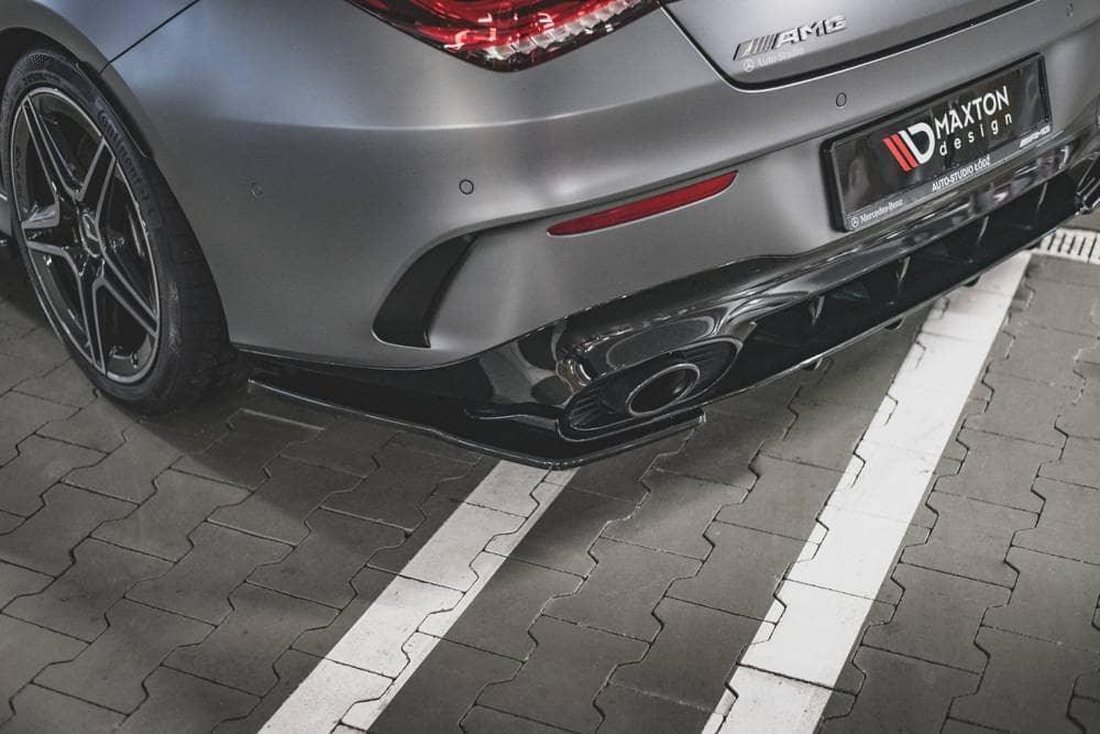Seitliche Heck Diffusor Erweiterung für Mercedes CLA 35 AMG C118 von Maxton Design