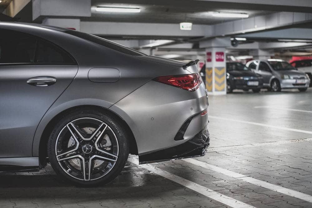 Seitliche Heck Diffusor Erweiterung für Mercedes CLA 35 AMG C118 von Maxton Design