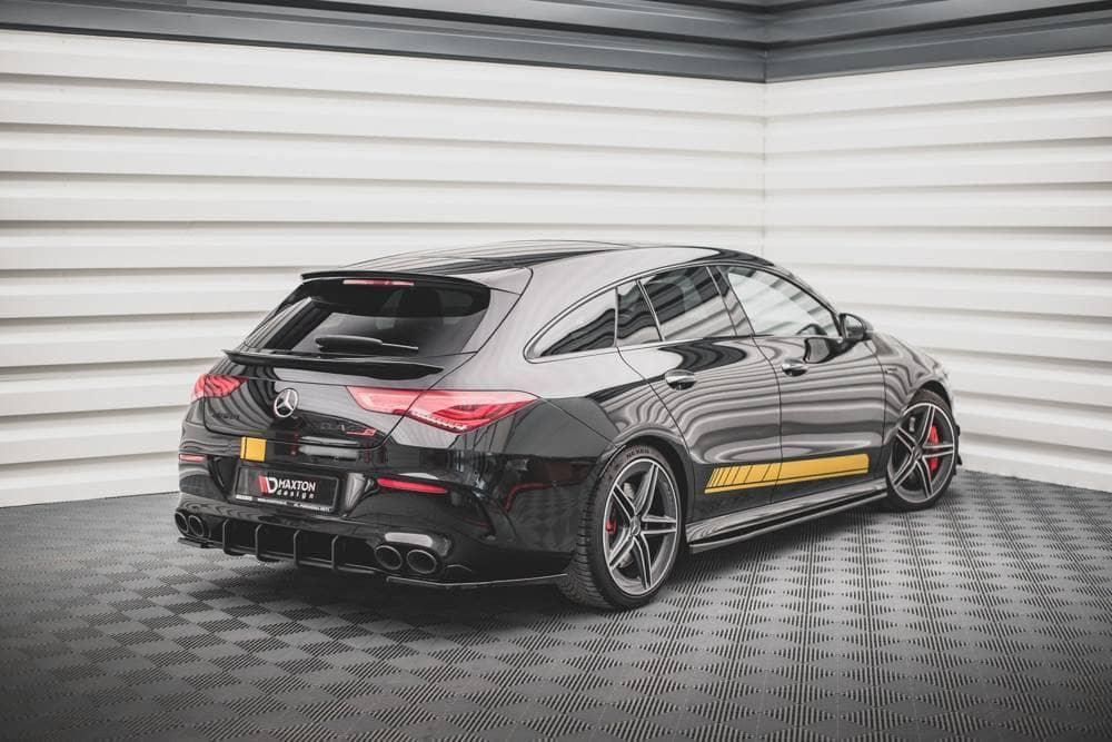 Seitliche Heck Diffusor Erweiterung für Mercedes CLA 45 AMG C118 von Maxton Design
