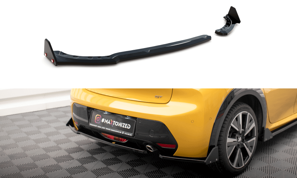 Seitliche Heck Diffusor Erweiterung für Mini Cooper One R56 von Maxton Design