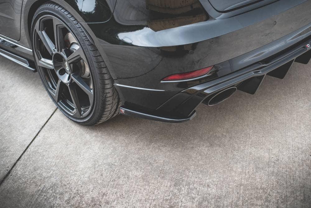 Maxton Design Side Rear Diffuser Extension V.2 til Audi RS3 8V FL Sportback