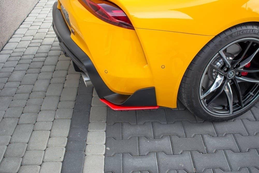 Seitliche Heck Diffusor Erweiterung für Toyota Supra MK5 von Maxton Design