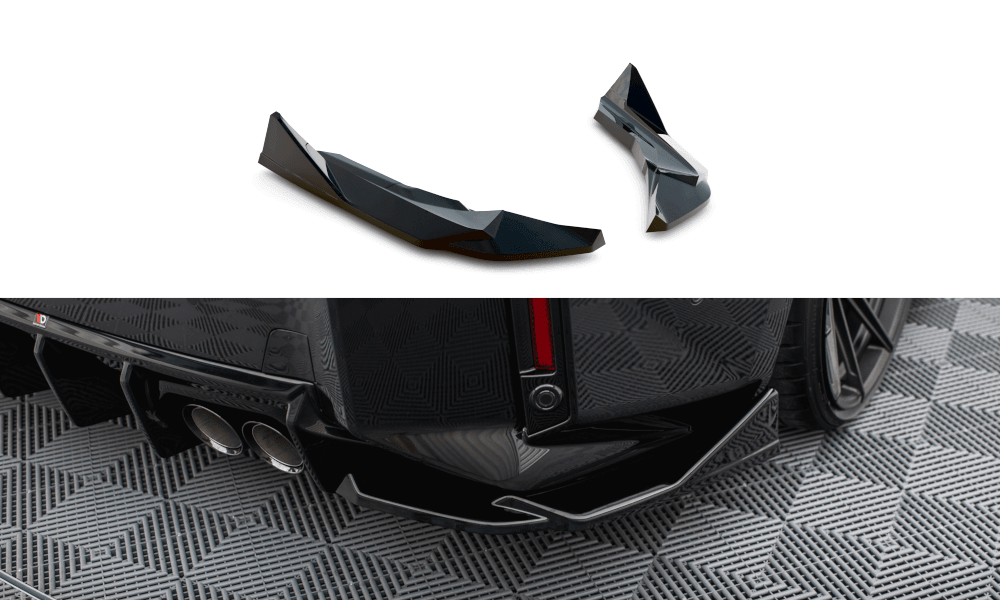 Seitliche Heck Diffusor Erweiterung V.4 für BMW M2 G87 von Maxton Design