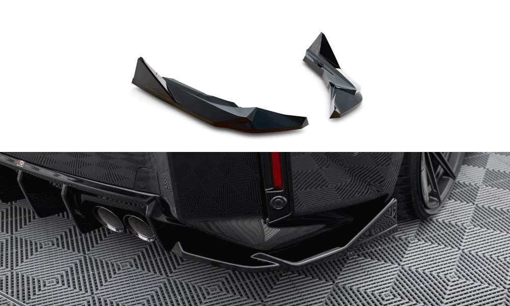 Seitliche Heck Diffusor Erweiterung V.4 für BMW M2 G87 von Maxton Design