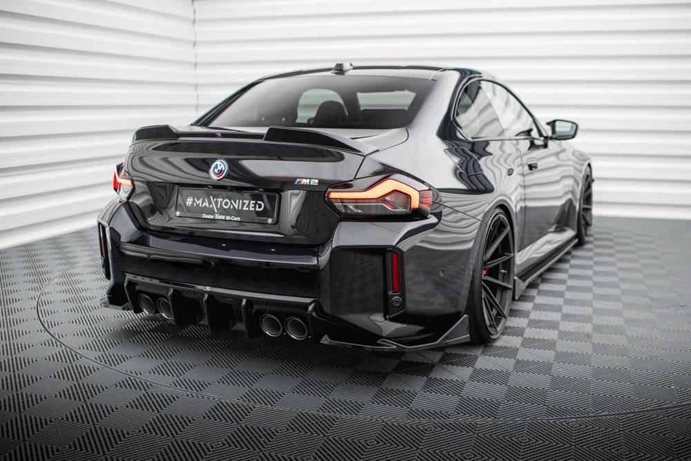 Seitliche Heck Diffusor Erweiterung V.4 für BMW M2 G87 von Maxton Design