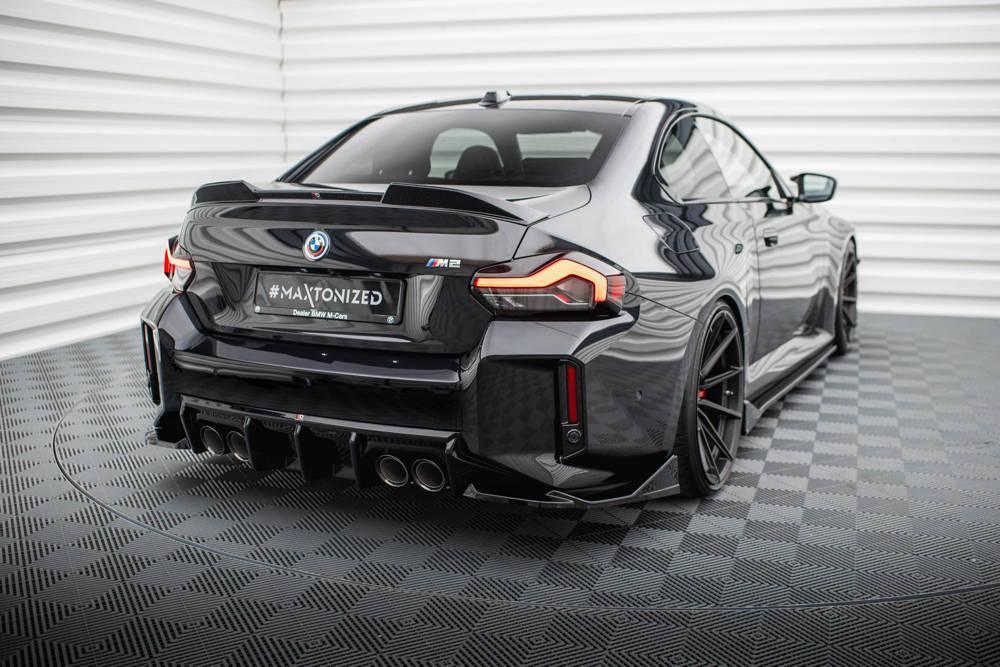 Seitliche Heck Diffusor Erweiterung V.4 für BMW M2 G87 von Maxton Design