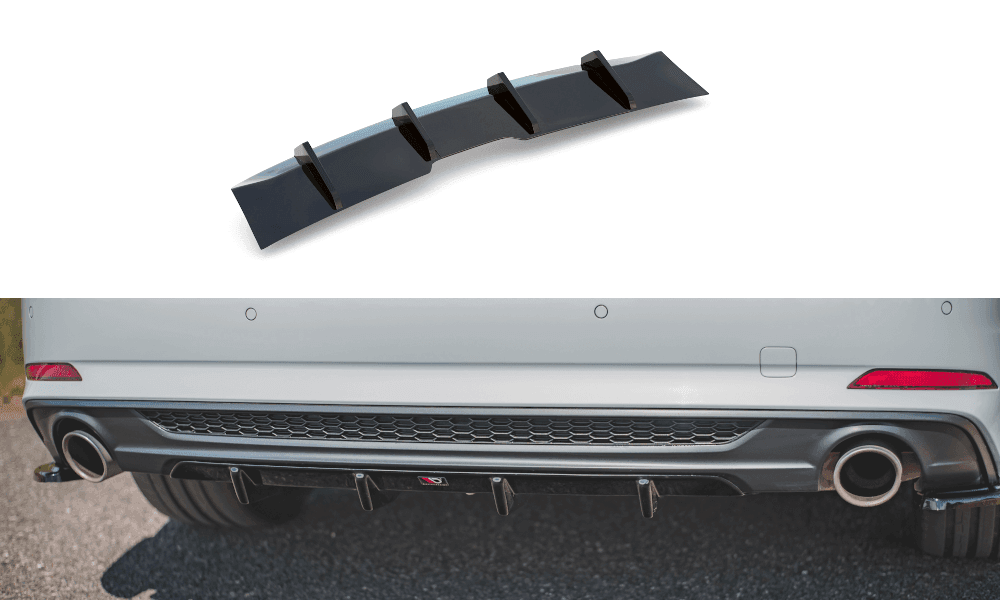 Heckdiffusor Erweiterung für Audi A5 F5 S-Line von Maxton Design