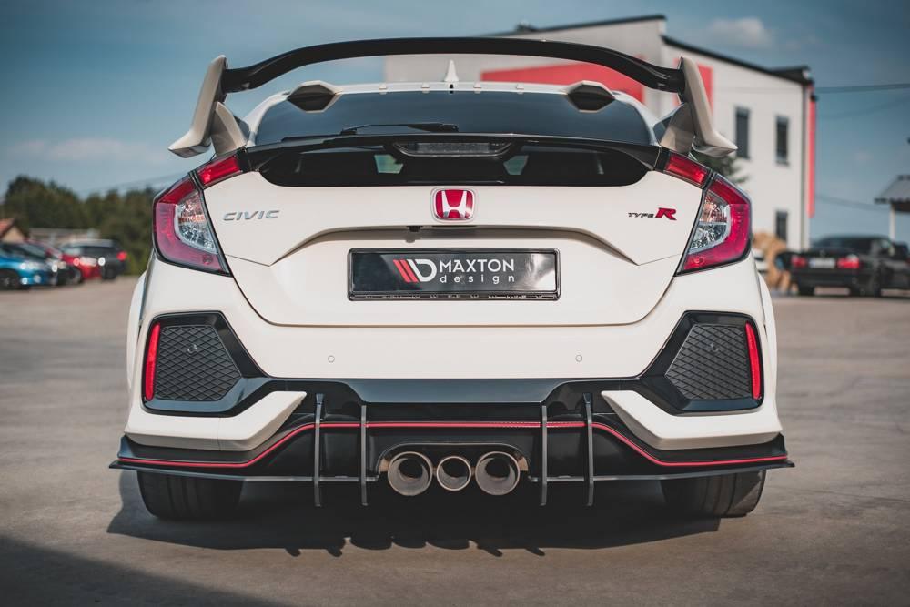 Zentraler Hinterer Splitter Racing V.2 für Honda Civic X Type R von Maxton Design