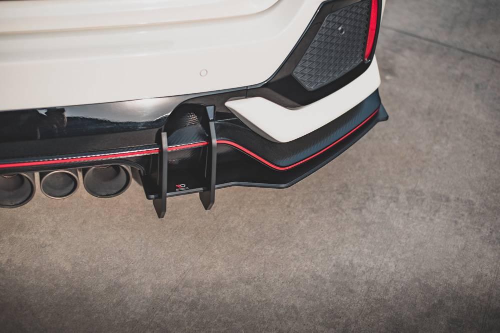 Zentraler Hinterer Splitter Racing V.2 für Honda Civic X Type R von Maxton Design