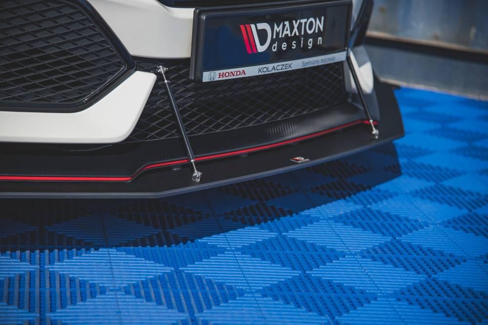 Front Lippe / Front Splitter / Frontansatz V.2 für BMW 4 Grand Coupe F36 von Maxton Design