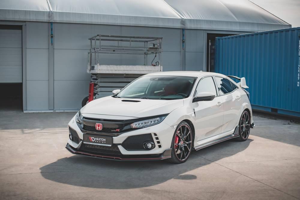 Front Lippe / Front Splitter / Frontansatz Racing V.2 für Honda Civic X Type R von Maxton Design