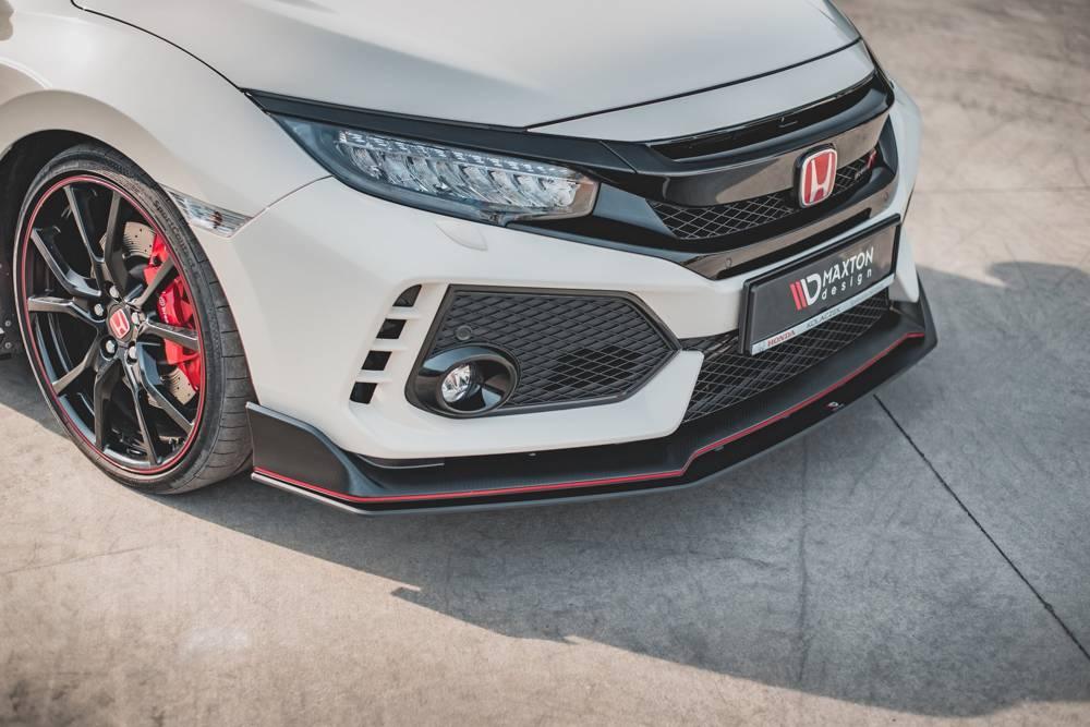 Front Lippe / Front Splitter / Frontansatz Racing V.2 für Honda Civic X Type R von Maxton Design
