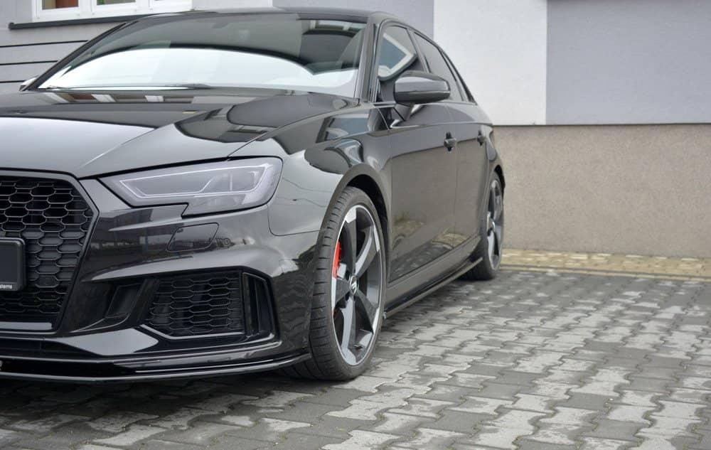 Maxton Design sideskørtsforlænger til Audi RS3 8V FL Sportback
