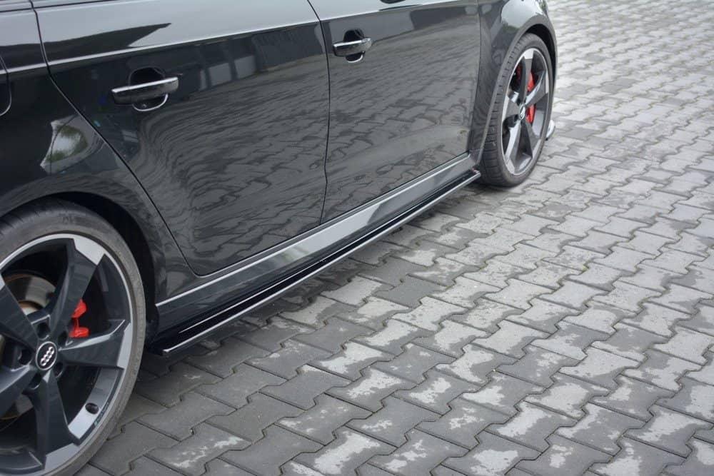 Maxton Design sideskørtsforlænger til Audi RS3 8V FL Sportback