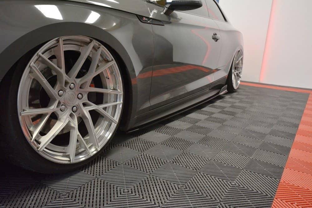 Maxton Design side skirt extension Audi S5 S-Line F5 Coupe