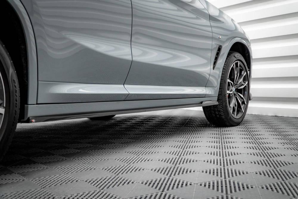 Seitenschweller Erweiterung für BMW X4 G02 M-Paket Facelift von Maxton Design