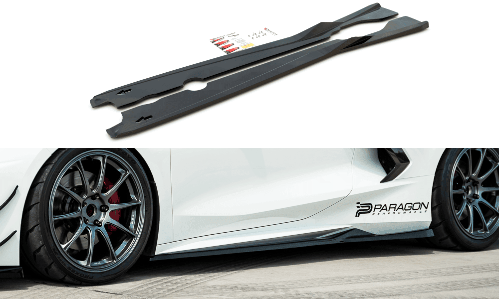 Seitenschweller Erweiterung für Chevrolet Corvette C8 von Maxton Design