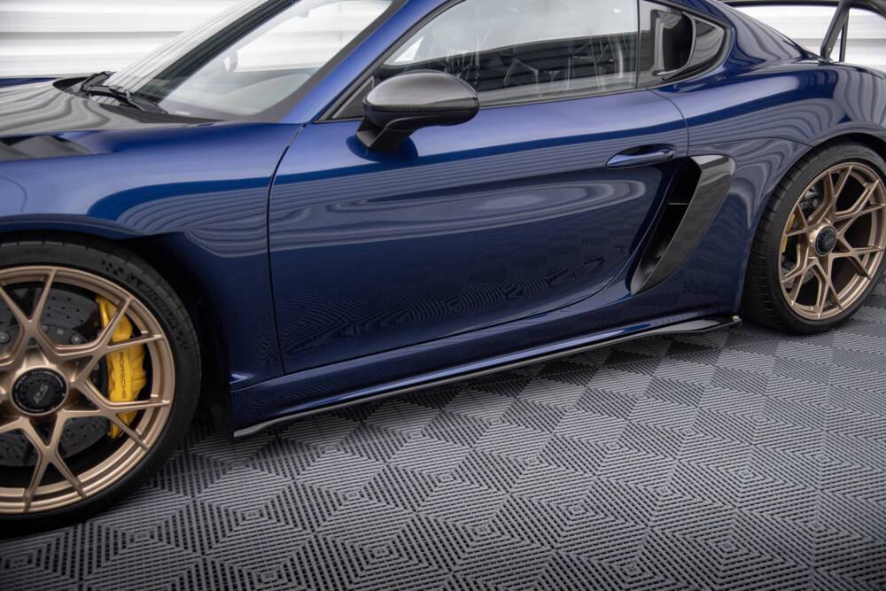 Seitenschweller Erweiterung für Porsche 718 Cayman GT4 RS 982 von Maxton Design
