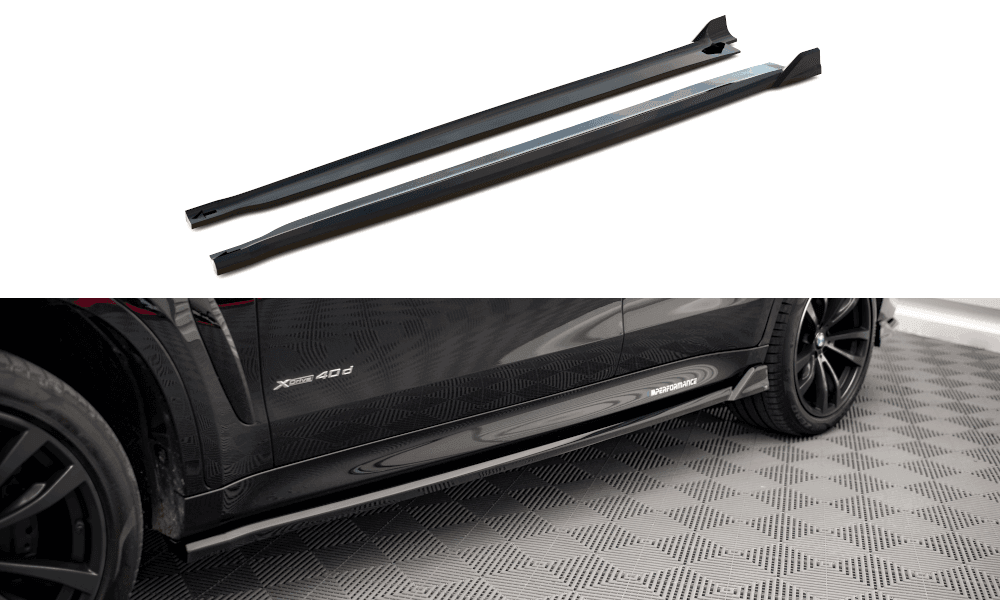 Seitenschweller Erweiterung V.2 für BMW X6 M-Paket F16 von Maxton Design