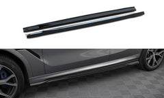 Estensione della gonna laterale Maxton Design V.2 per BMW X6 M pacchetto G06 restyling