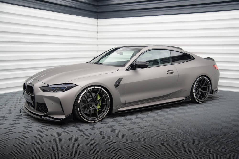 Seitenschweller Erweiterung V.3 CSL Look für BMW M4 G82 von Maxton Design