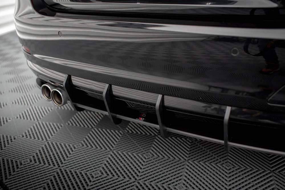 Zentraler Hinterer Splitter für Porsche Panamera E-Hybrid 971 Facelift von Maxton Design