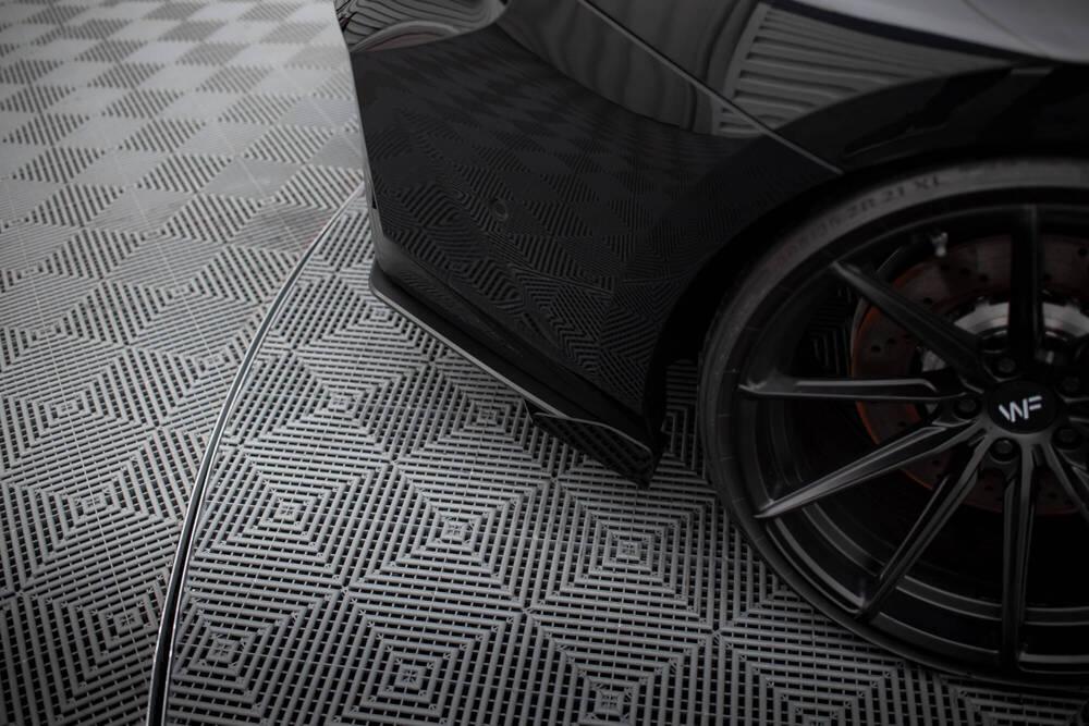 Seitliche Heck Diffusor Erweiterung Street Pro V.1 mit Flaps für BMW M2 G87von Maxton Design
