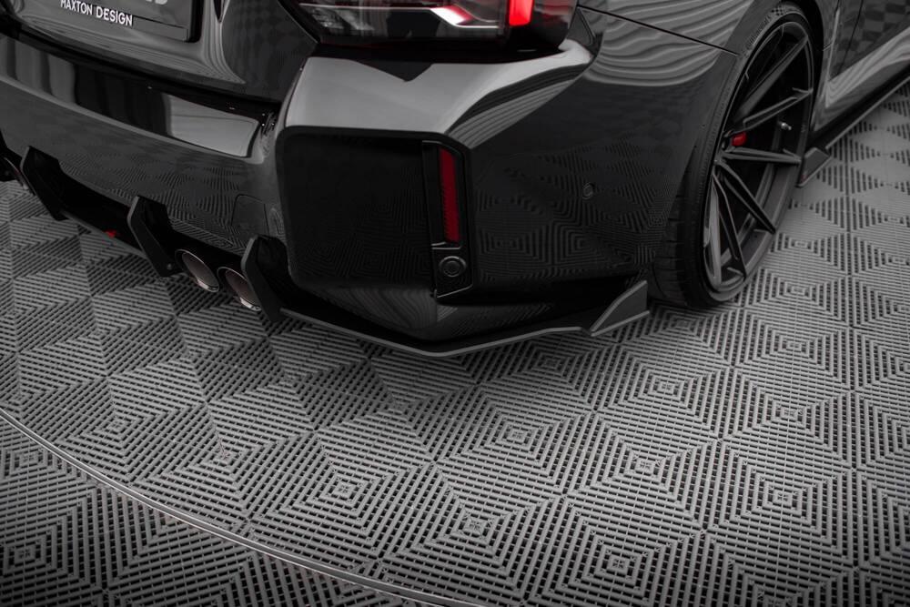 Seitliche Heck Diffusor Erweiterung Street Pro V.2 für BMW M2 G87 von Maxton Design