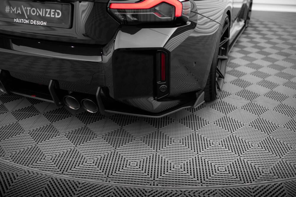 Seitliche Heck Diffusor Erweiterung Street Pro V.2 für BMW M2 G87 von Maxton Design