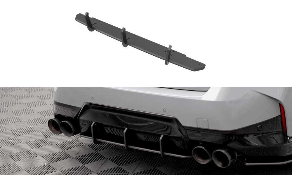 Zentraler Hinterer Splitter für Audi Q3 F3 S-Line von Maxton Design