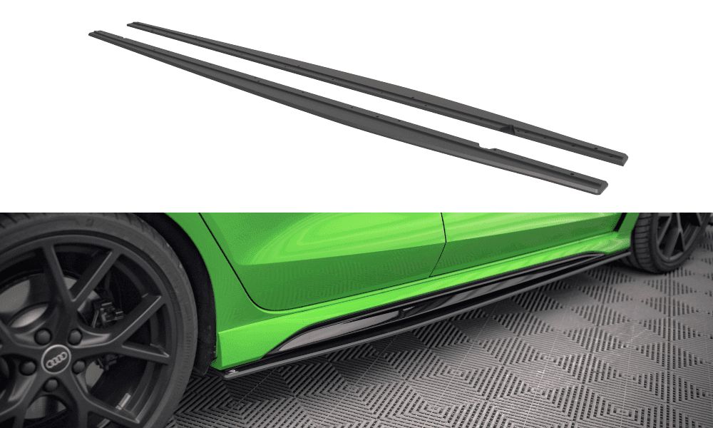 Seitenschweller Erweiterung Street Pro für Audi RS3 8Y Limousine von Maxton Design