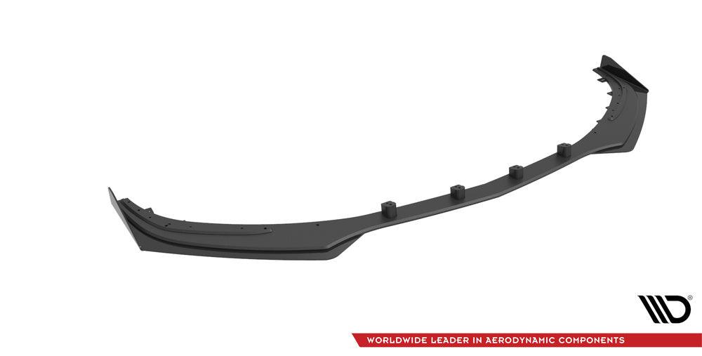 Front Lippe / Front Splitter / Frontansatz Street Pro mit Flaps für Mercedes AMG C63 Limousine / Kombi W205 Facelift von Maxton Design
