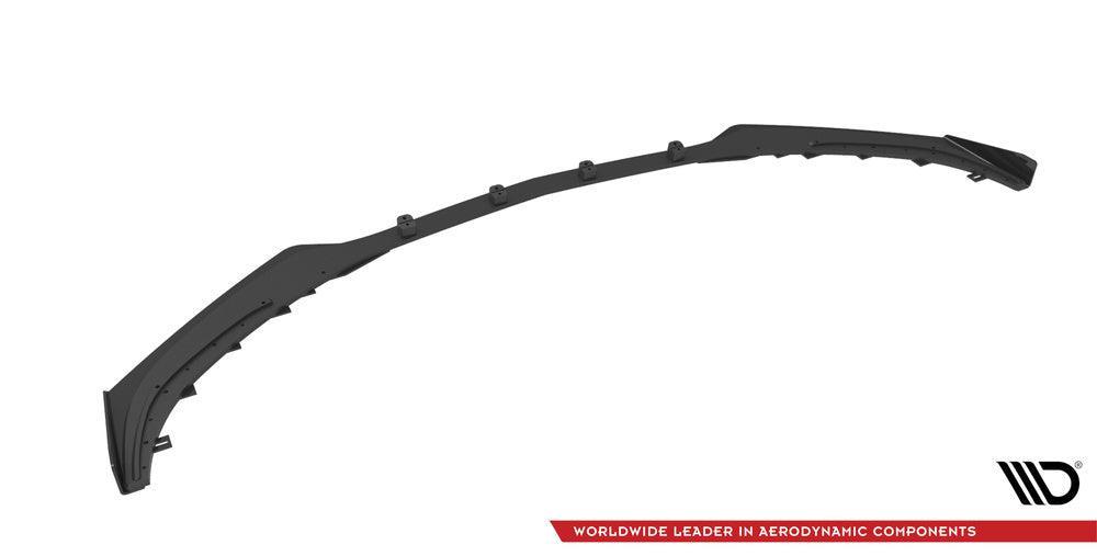 Front Lippe / Front Splitter / Frontansatz Street Pro mit Flaps für Mercedes AMG C63 Limousine / Kombi W205 Facelift von Maxton Design