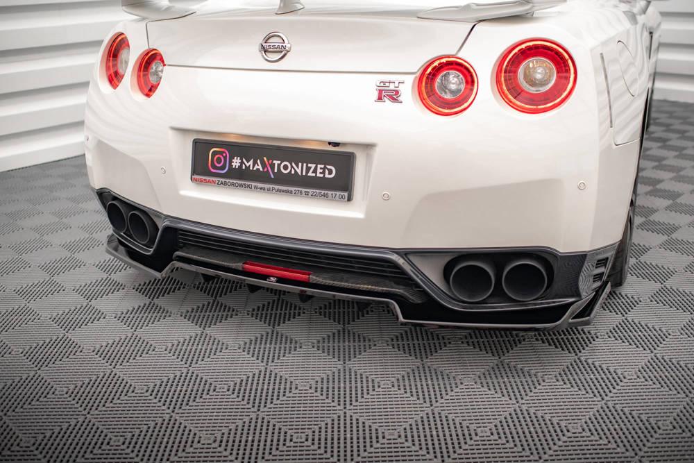 Zentraler Hinterer Splitter für Nissan GTR R35 Facelift von Maxton Design
