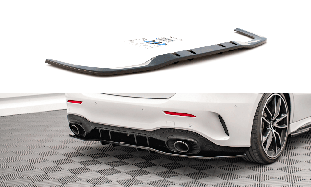 Zentraler hinterer Splitter für Mercedes A 35 AMG Limousine W177 von Maxton Design