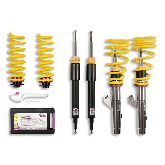 KW Gewindefahrwerk V1 inox für BMW 3er Coupe (E92)