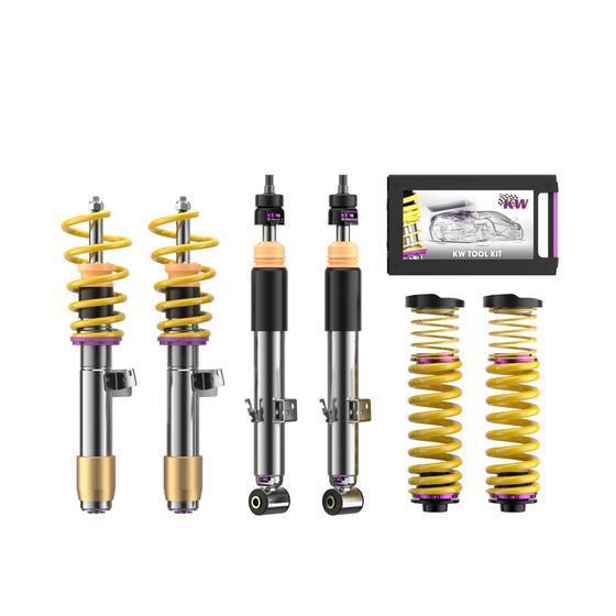 KW Gewindefahrwerk V3 inox (inkl. Stilllegung f. elektr. Dämpfer) für BMW M2 Coupe (G87) 07/2023-