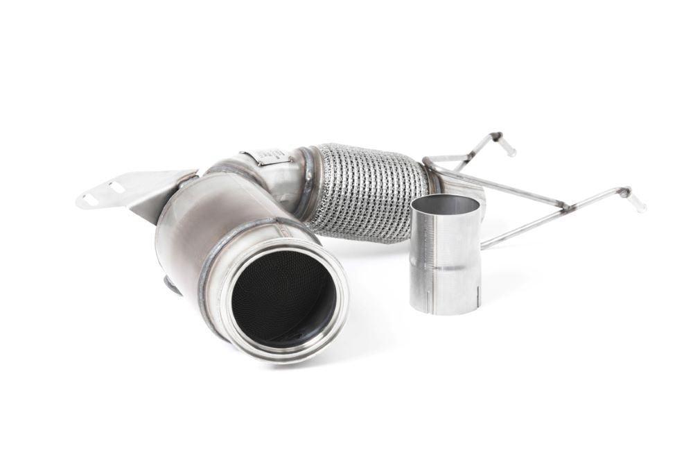 Milltek Downpipe inkl. 200 Zellen Hi-Flow Sportkat für Mini Mk3 Mini JCW & GP3 2.0 Turbo (mit OPF) ab 2020